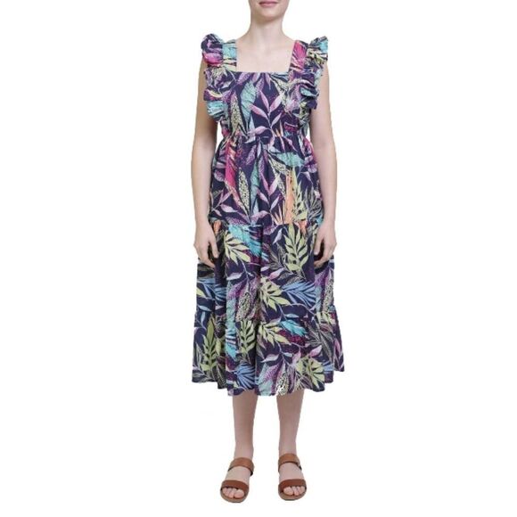 Women's Alicia Maxi Dress With Tie Back Size M - Picture 3 of 6